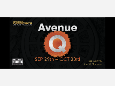 Avenue Q | The GEM Theater | SEP 29 to OCT 23 