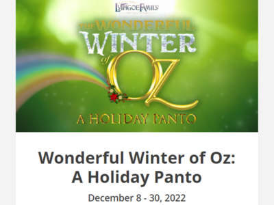 The Wonderful Winter of OZ | Laguna Playhouse | Dec 8 to 30