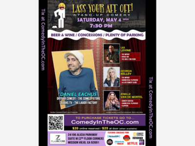 Lass Your Aff Off! Daniel Eachus headlines | Z Playhouse | May 4