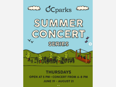 OC Parks Summer Concerts | Various OC Parks | Jun 19 - Aug 21 (9 CONCERTS!) 