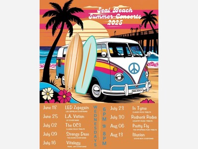 Seal Beach Free Summer Concerts | Seal Beach Pier | Jun 18 - Aug 13    
