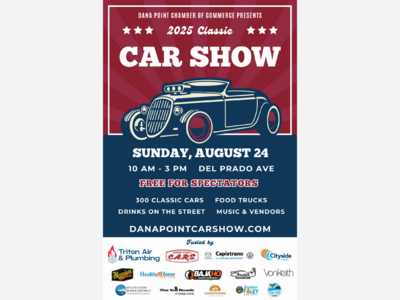 Classic Car Show | Del Prado, Dana Point | Aug 24 