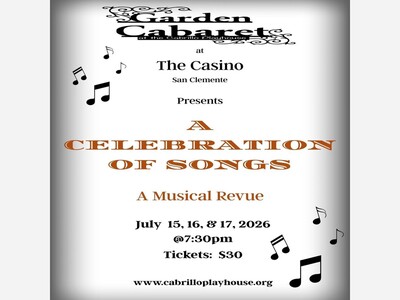 Garden Cabaret | San Clemente Casino | Jul 15 - 17