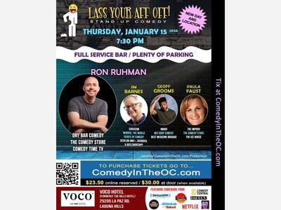 Lass Your Aff Off! | VOCO Hotel Laguna Hills | Jan 15