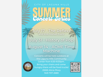 Laguna Hills Summer Concert Series | Laguna Hills Community Center | Jul 17 - Aug 14