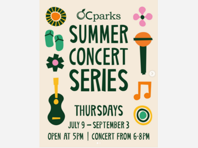 OC Regional Parks Summer Concert Series | Multiple Parks | Jul 9 - Sep 3