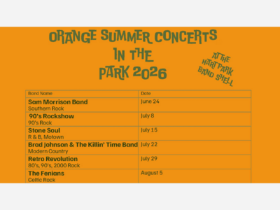 City of Orange Concerts in the Park | Hart Park Bandshell | Jun 24 - Aug 5
