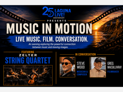 Music in Motion - Laguna Live! | Rivian South Coast Theater | Sep 24