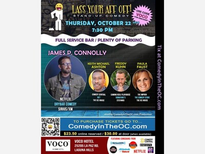 Lass Your Aff Off - James P. Connolly | Voco Hotel/Laguna Hills | Oct 22